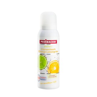 PEDIBAEHR WELLNESS Cremeschaum Orange-Lemongras 125ml